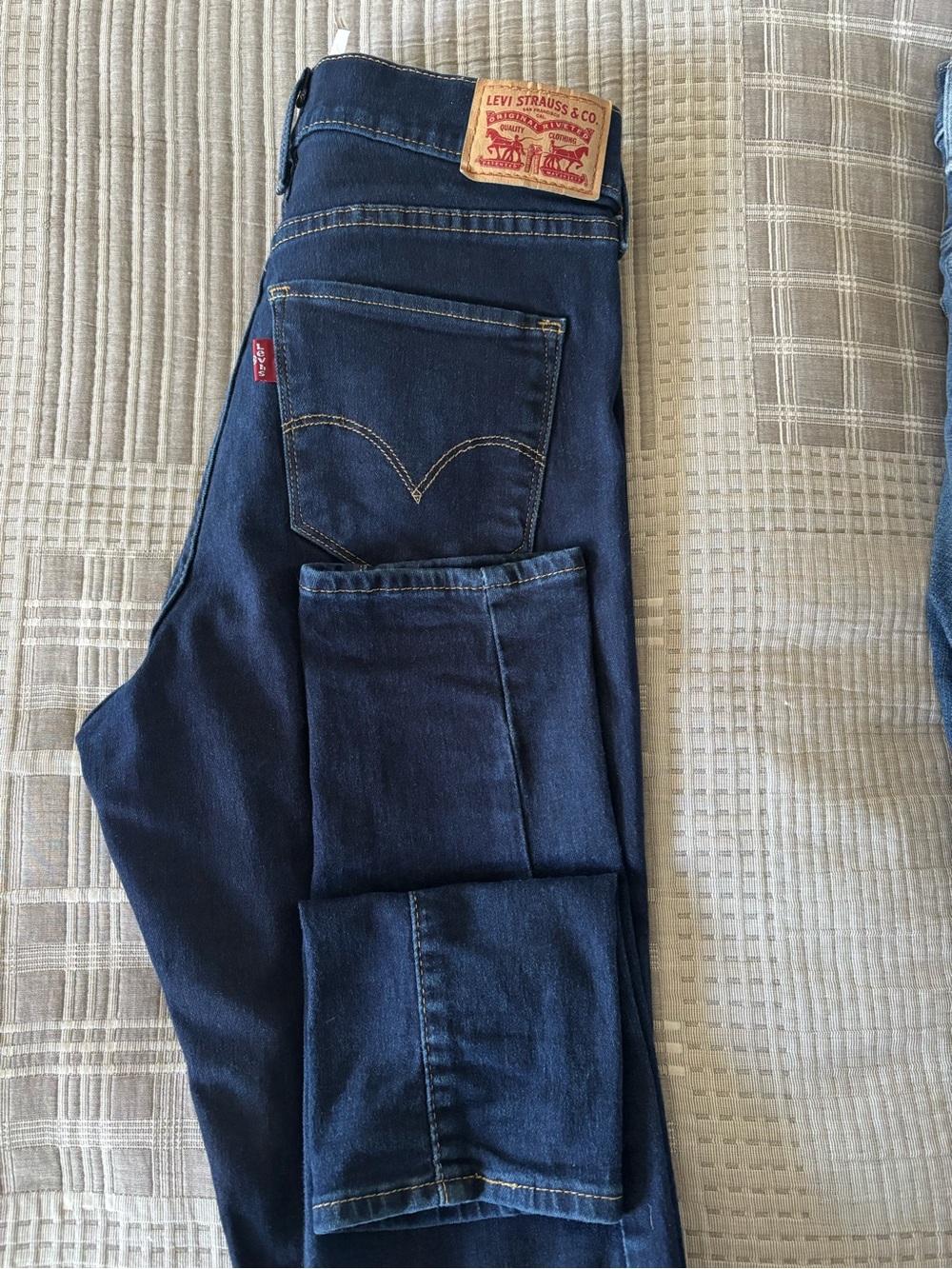 Levi's Women's Skinny Jeans in Dark Blue Wash